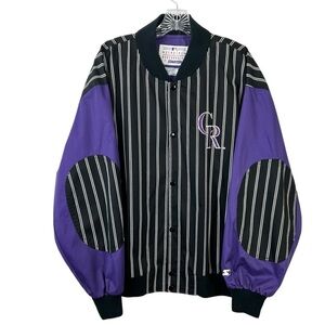 Vintage Starter MLB Colorado Rockies Jacket Size Large